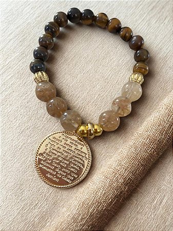 Pulseira Medalhão Salve Rainha