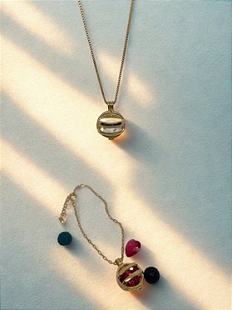 Conjunto Relicário Aromaterapia