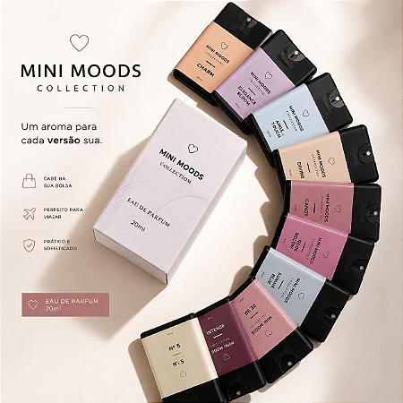 Mini Moods Collection | Kit Experiência com 5 Fragrâncias