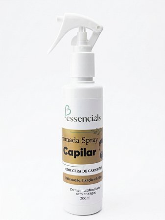 Pomada Capilar Spray Masculino Cabelo E Barba 200ml