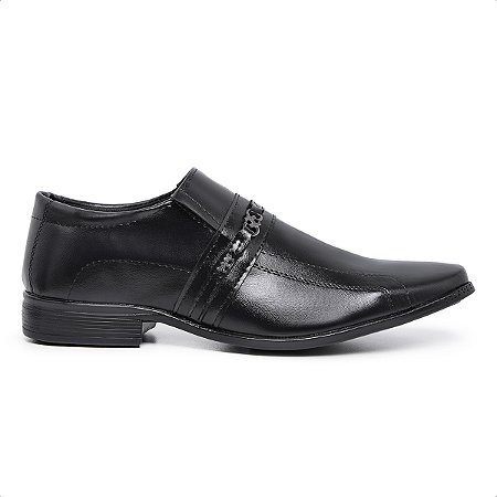 Sapato Social Masculino Fosco Elegante - Preto