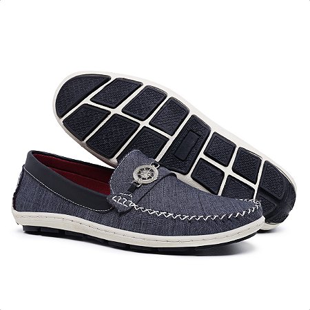 Mocassim Masculino Chumbo