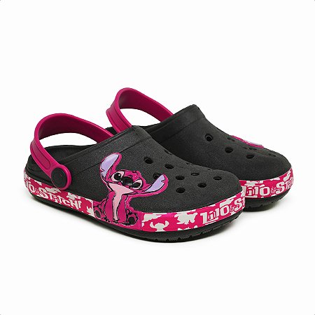 Babuche infantil Stitch Rosa
