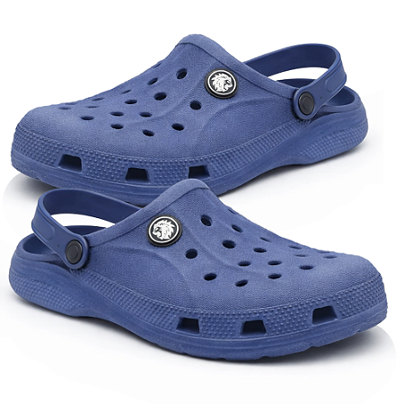 Babuche Leão Azul Marinho