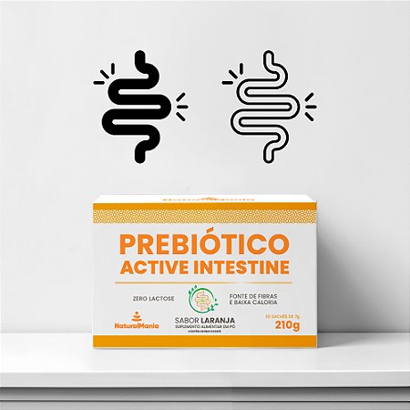 Suplemento alimentar em pó Prebiótico Active Intestine