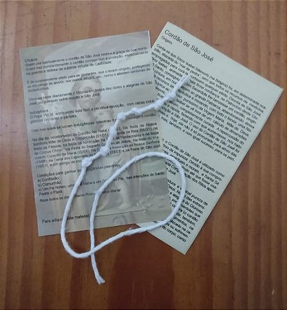 Cordão de São José tam P Pulso