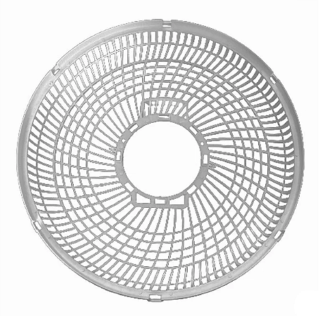 Grade traseira branca 47,5cm | Ventilador Britânia BVT480B / BVT495 | Philco PVT400 / PVT490 / PVT492 / PVC491