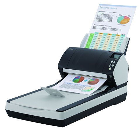 Scanner Fujitsu Fi-7260 - USB - Mesa Plana e Alimentador Automático A4