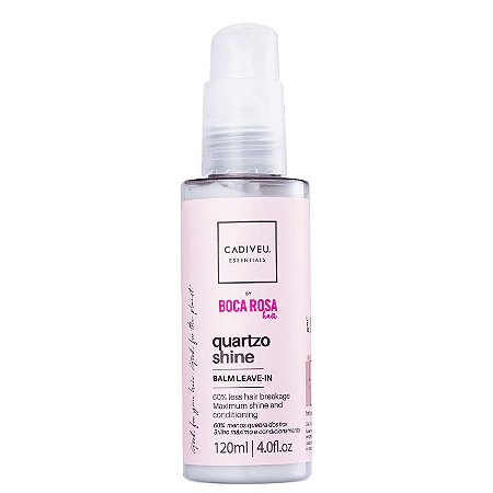 Leave In Boca Rosa Hair Quartzo Shine Balm 120ml - Cadiveu