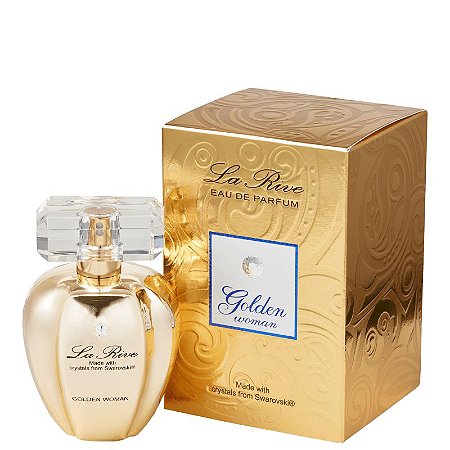 Perfume Swarovski Golden Woman EDP Feminino 75ml - La Rive