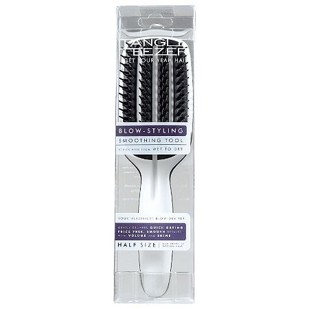 Escova Smoothing Tool Half Size Black White - Tangle Teezer