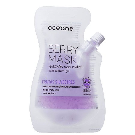 Máscara Facial Anti-idade Berry Mask - Océane