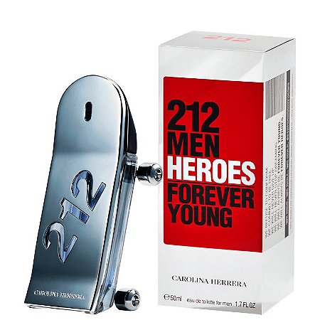 Perfume 212 Heroes Men EDT 50ml - Carolina Herrera