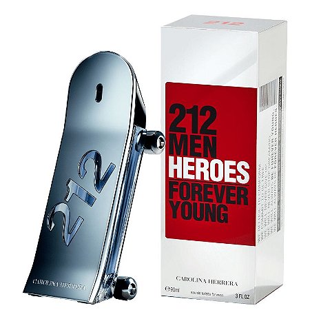 Perfume 212 Heroes Men EDT 90ml - Carolina Herrera
