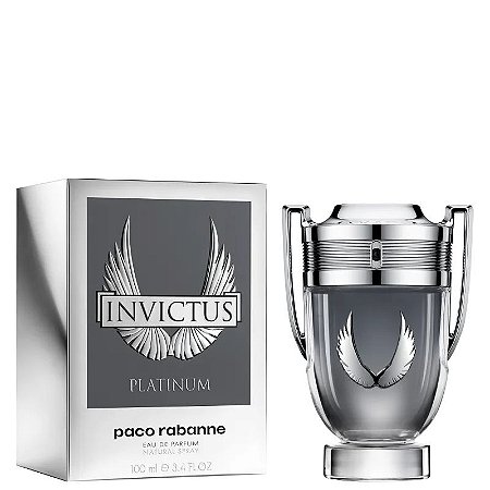 Perfume Invictus Platinum Masculino EDP 100ml - Paco Rabanne