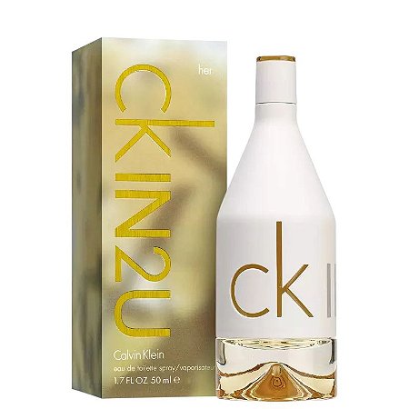 Perfume CK in2U HER Eau de Toilette Feminino 50ml - Calvin Klein