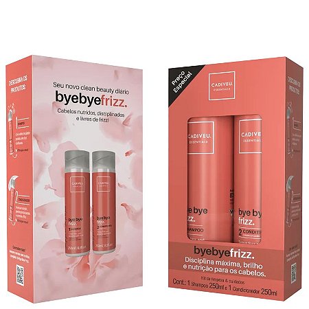 Kit Bye Bye Frizz Shampoo + Condicionador 250ml - Cadiveu