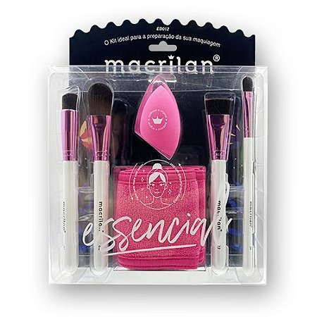 Kit Essencial de Maquiagem ED012 - Macrilan