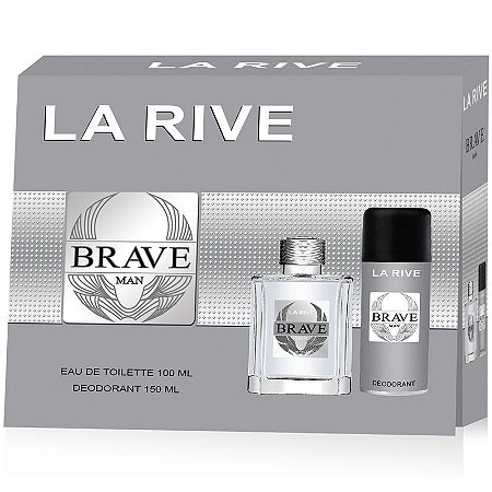 Kit Brave EDT 100ml + Desodorante 150ml - La Rive