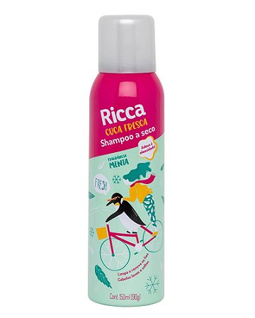 Shampoo a Seco Menta 150ml - Ricca
