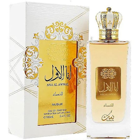Perfume Ana Al Awwal Golden EDP Feminino 100ml - Nusuk