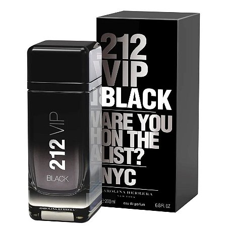 Perfume 212 VIP Black Men EDP 200ml - Carolina Herrera
