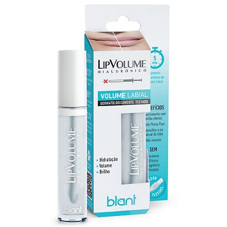 Gloss Labial Lip Volume Hialurônico Incolor 4ml - Blant