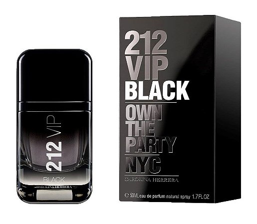 Perfume 212 VIP Black Men EDP 50ml - Carolina Herrera