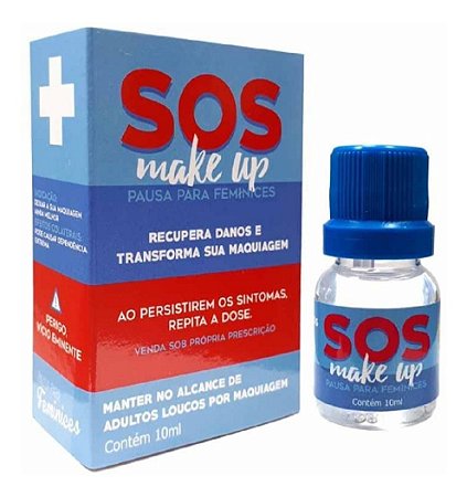 Diluidor de Maquiagem SOS 10ml - Pausa Para Feminices