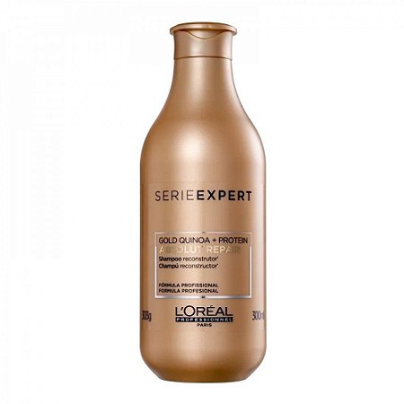 Shampoo Loréal Gold Quinoa Absolut Repair 300ml