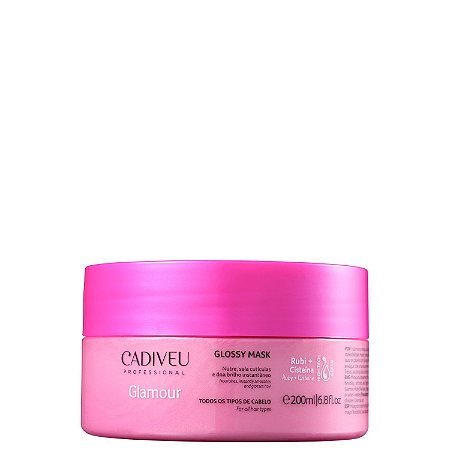 Máscara Capilar Glamour Glossy Mask 200ml - Cadiveu