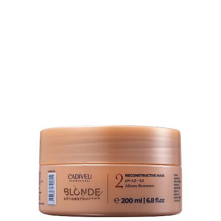 Máscara Capilar Blonde Reconstrutor 200ml - Cadiveu