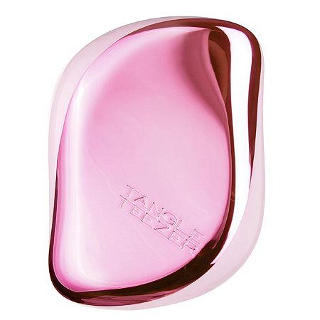 Escova Compact Styler Baby Pink Chrome - Tangle Teezer
