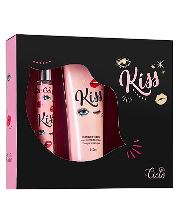 Kit Kiss Deo Colônia Feminina 30ml - Ciclo