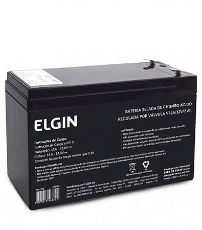 Bateria Selada 12v 7AH p/ No-breaks Alarmes Iluminação