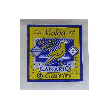 Corda Avulsa para Violão Nylon 3ª SOL 040 c/ Bolinha Canário
