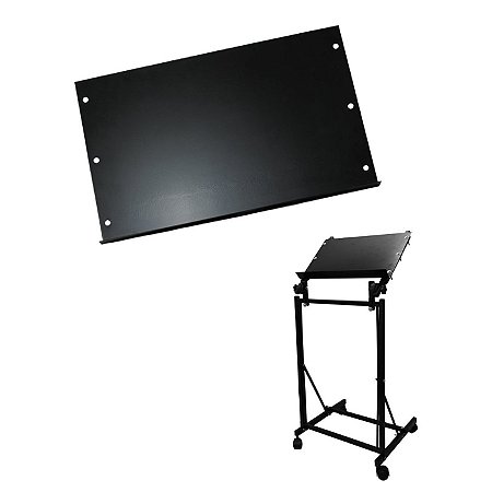 Base Bandeja Apoio Mesa de Som para Rack padrão 19" -MAP-01 BK