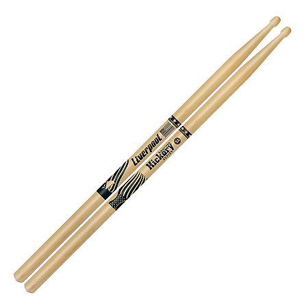 Baqueta 5A Liverpool Hickory Ponta Madeira