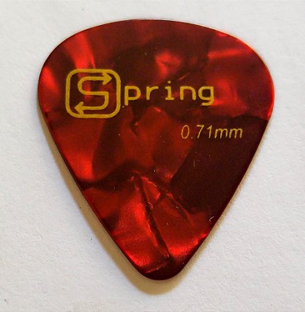 Palheta Spring 0,71mm Vermelha