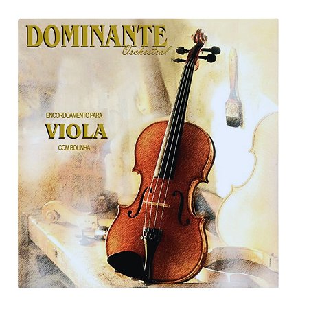 Jogo De Cordas Dominante Orchestral Para Viola De Arco