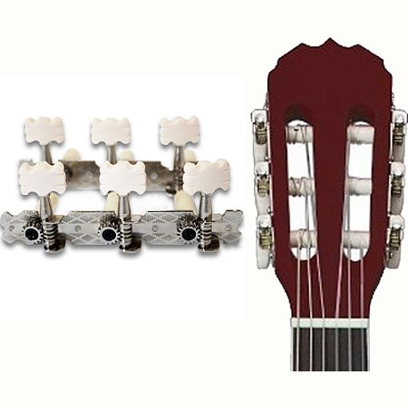 Tarraxa Para Violão Nylon Pino Grosso