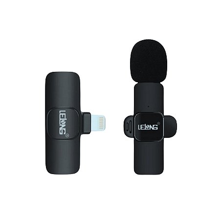 Microfone de Lapela Sem Fio para iPhone LE-930