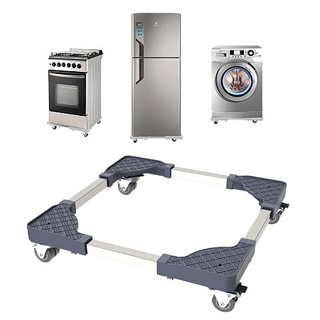 Suporte base com rodizio para Fogão, Geladeira, Lavadoura