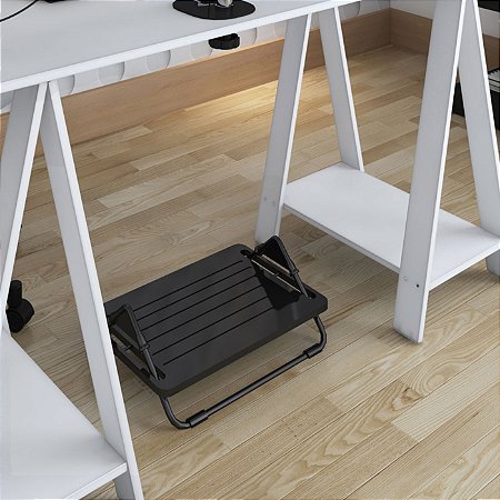 Apoio de Pé, Apoio para os Pés Ergonômico em MDF