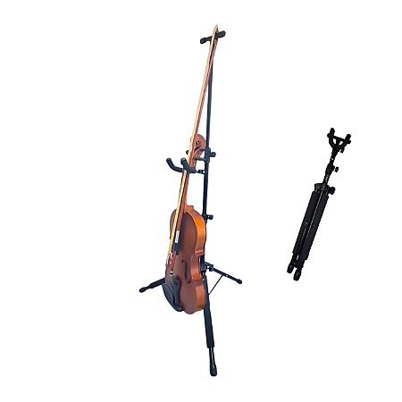 Suporte tripé de chão para Violino c/ apio para o Arco SM-44