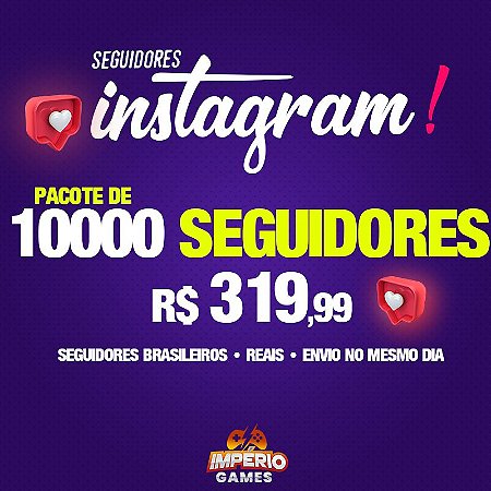 Seguidores Para Instagram - 10000 seguidores