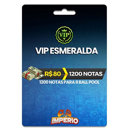 Notas 8 Ball Pool - 1200 notas