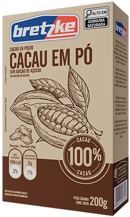Cacau Po 100% Bretzke 3x200g