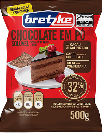 Chocolate Po Bretzke Pacote 3x500g