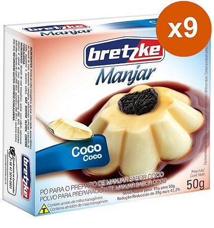 Po Manjar Bretzke Coco 9x50g